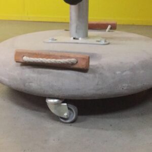 42 Kg Concrete base on wheels
