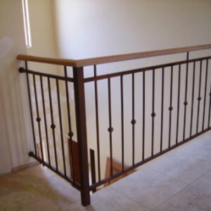 A 126 Plain Design- custom steel balustrades